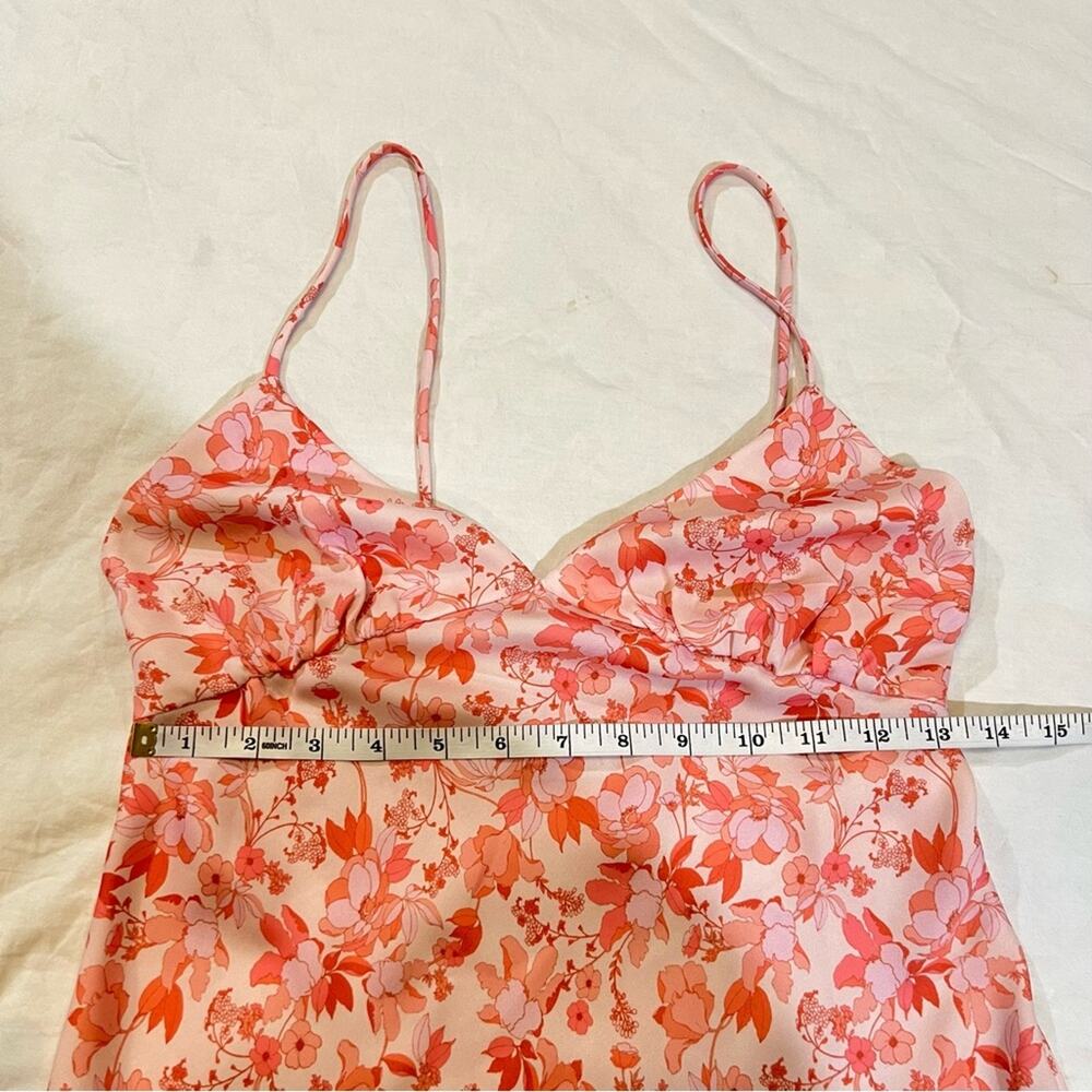 Resa Maddox Slip Mini Dress in Pink Floral size XS - Picture 6 of 9
